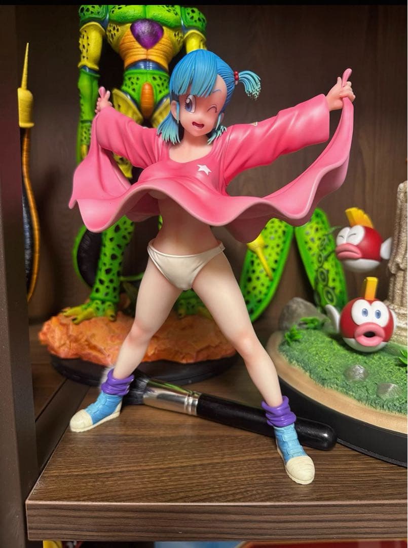 ドラゴンボール　ブルマ　ガレージキット　フィギュア　完成品