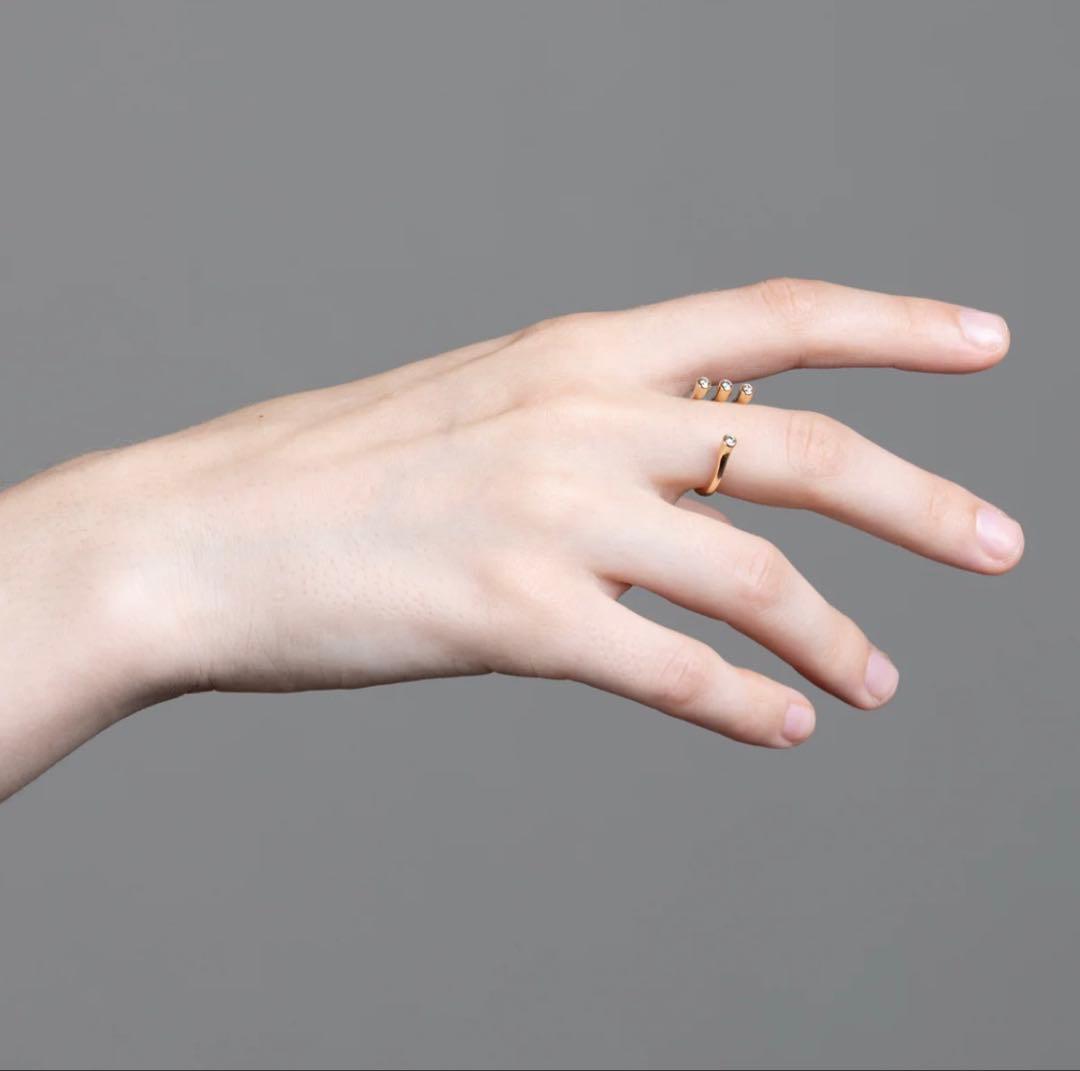 Hirotaka / DROSERA ダイヤモンド カフ リング