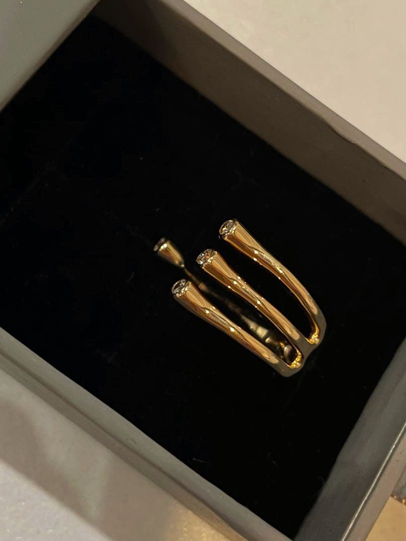 Hirotaka / DROSERA ダイヤモンド カフ リング