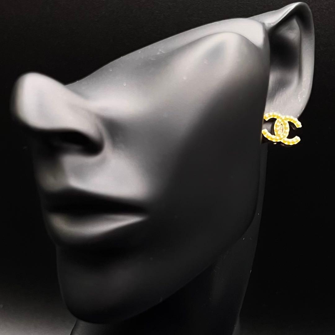ヴィンテージ CHANEL ココマーク パール イヤリング フランス製