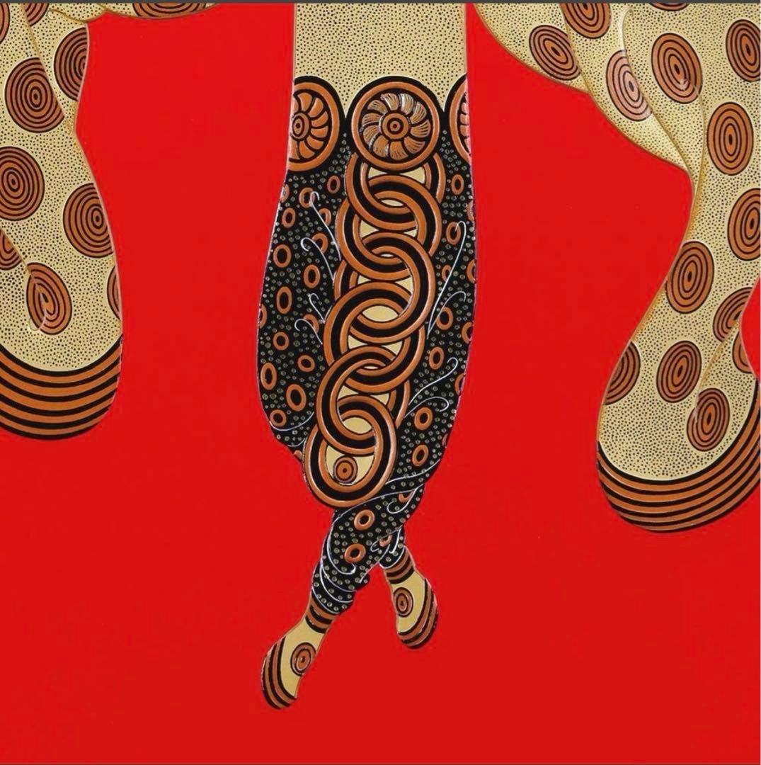 エルテ Erte「Willow Tree」シルクスクリーン 10号大 サイン