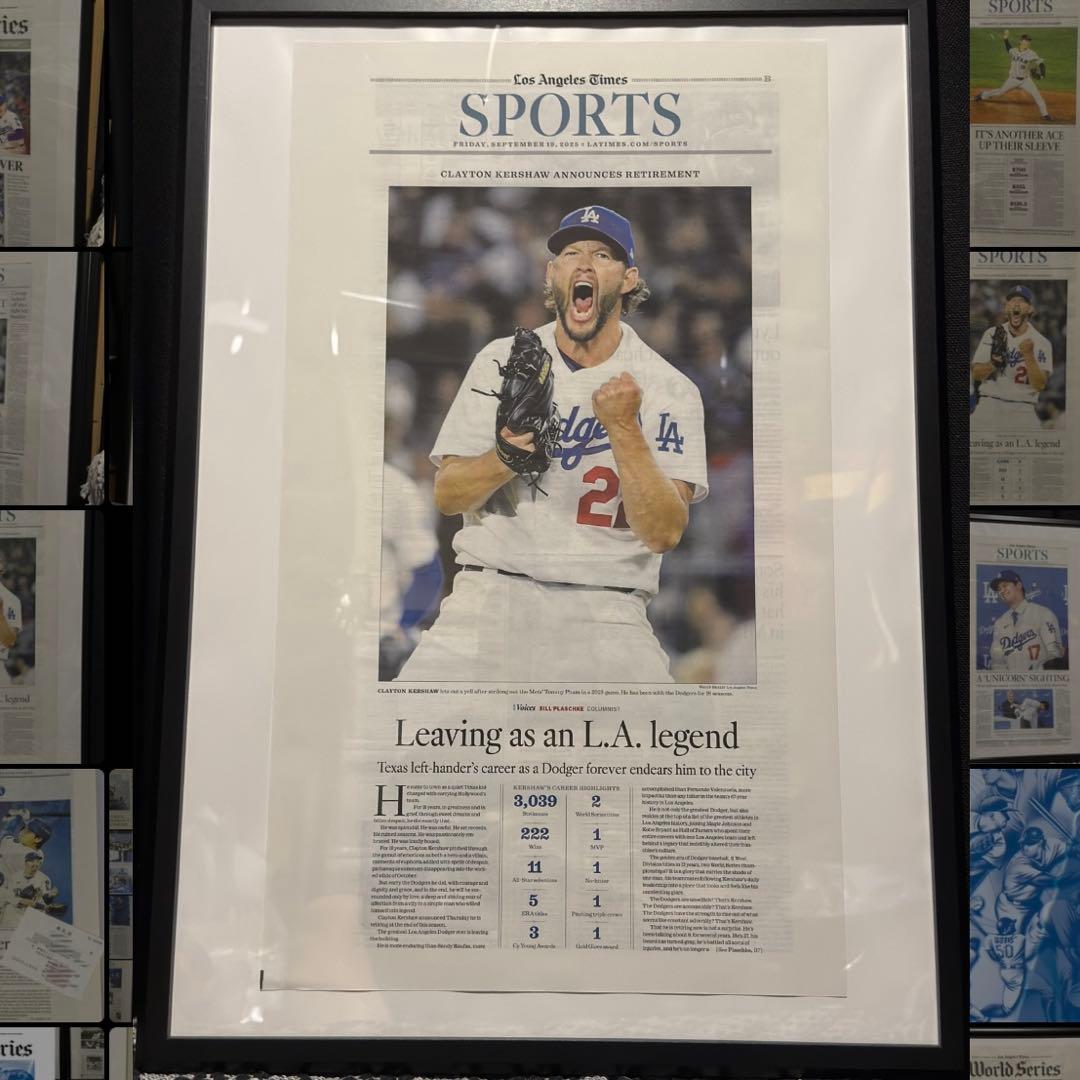 ※専用（12月1日）ドジャース　『クレイトン・カーショウ記念号』スペシャルセット