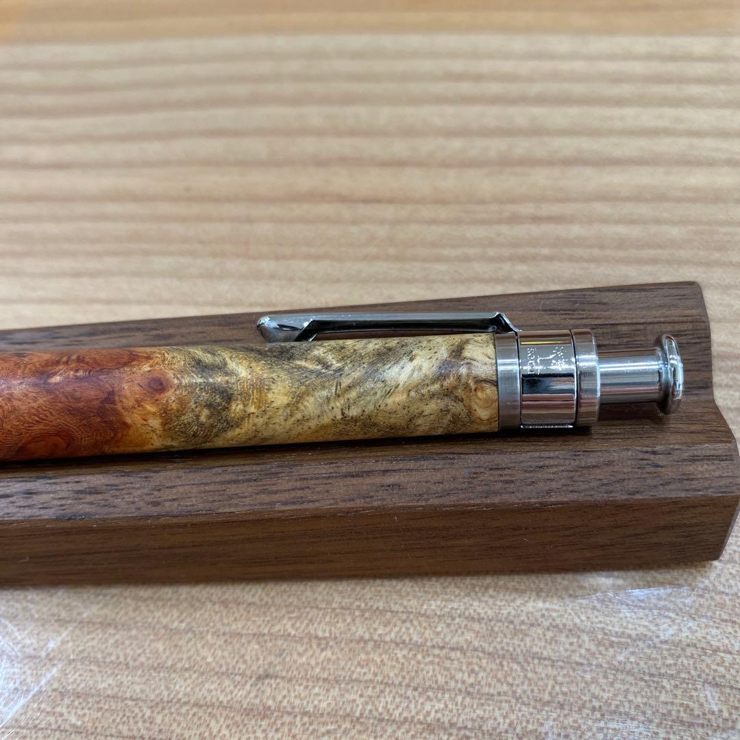 工房楔 花梨 紅白 瘤 シャープペンシル