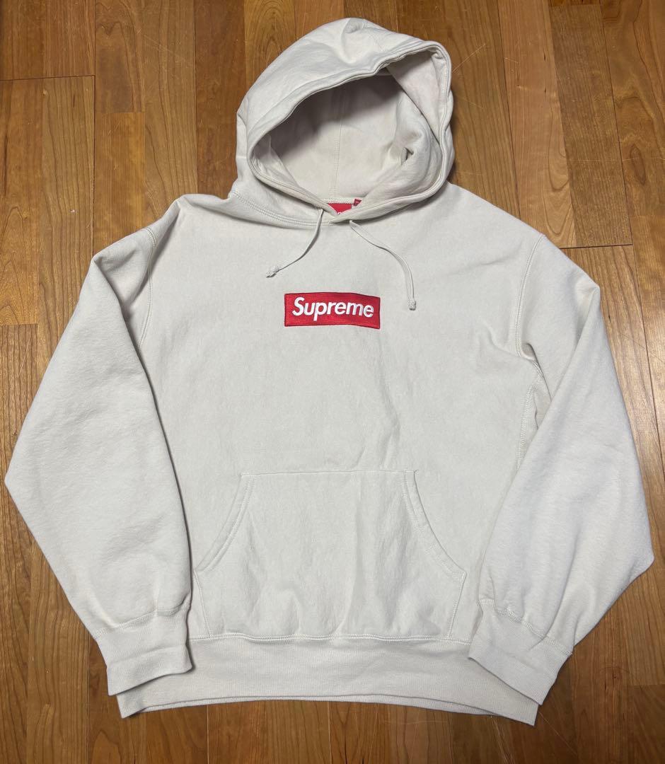 [中古美品] supreme boxlogo hood