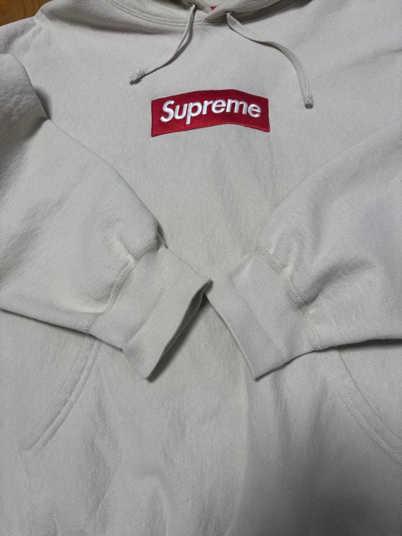 [中古美品] supreme boxlogo hood