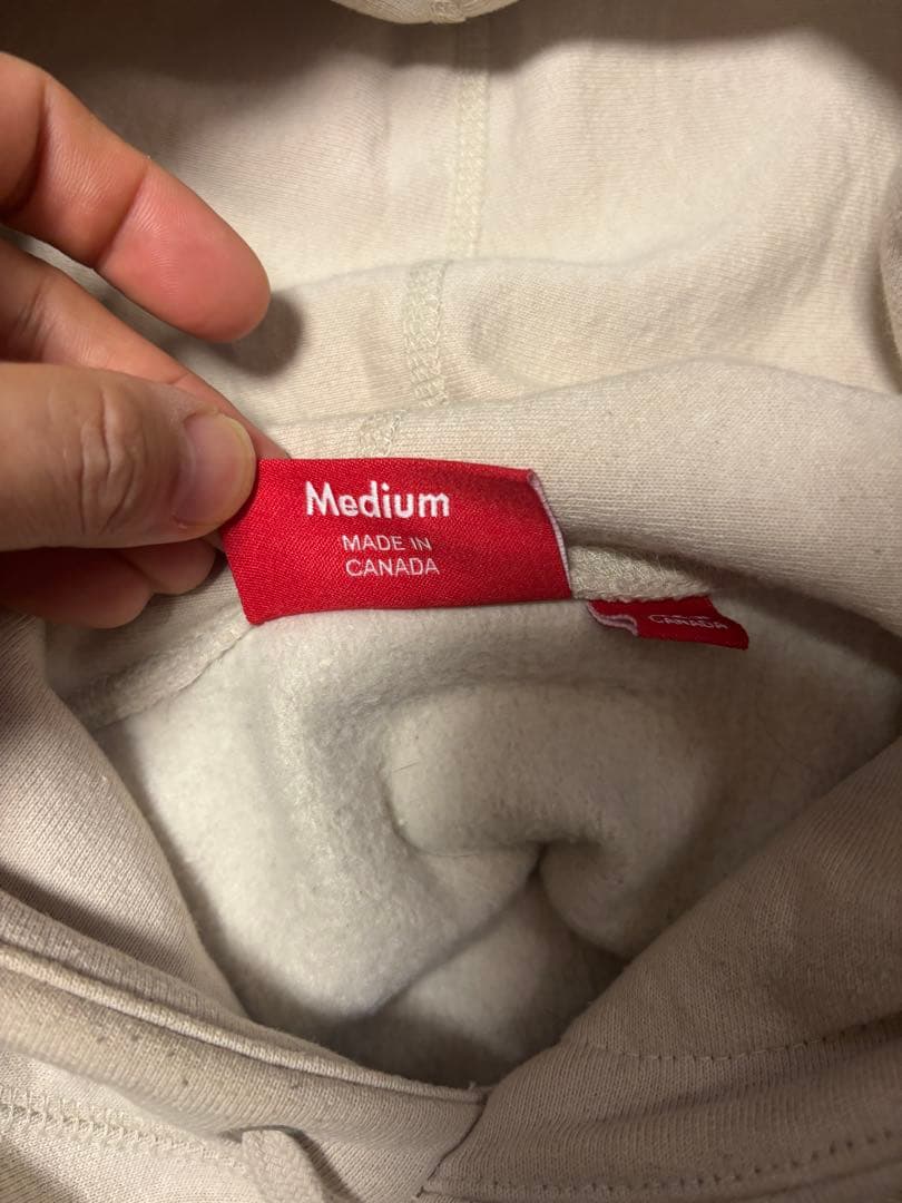 [中古美品] supreme boxlogo hood