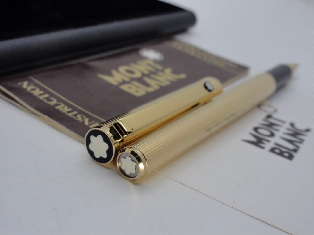 モンブラン　未使用に近い品！稀少度の高い金運を呼ぶ！総金張りSラインNo2147