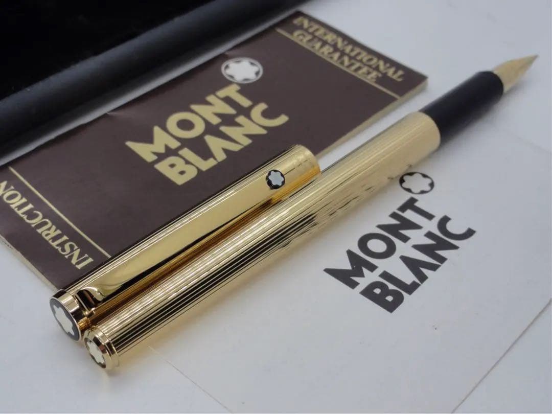 モンブラン　未使用に近い品！稀少度の高い金運を呼ぶ！総金張りSラインNo2147