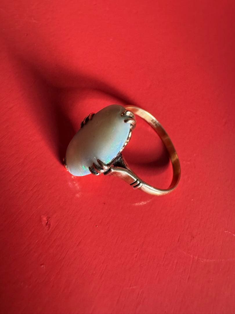 K18 オパール 指輪 リング ヴィンテージ
