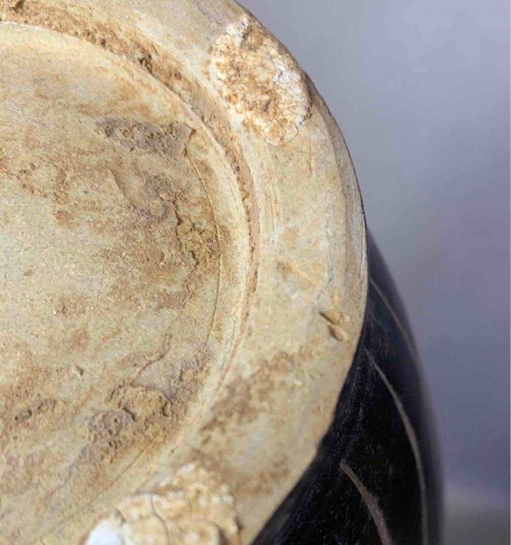 中国 花鳥蝶の絵瓶　u6230906