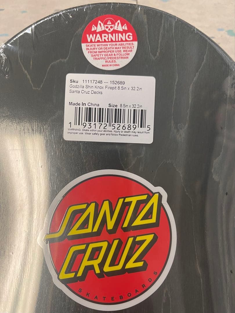 SANTA CRUZGODZILLA SHIN KNOX FIREPIT 新品！