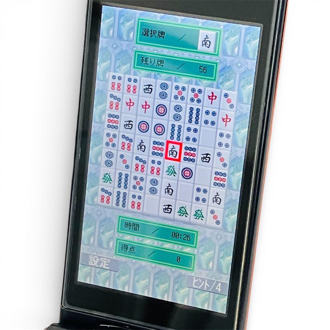 【激レアゲーム入】docomo P-04B オレンジ ガンダム体験版 動作OK