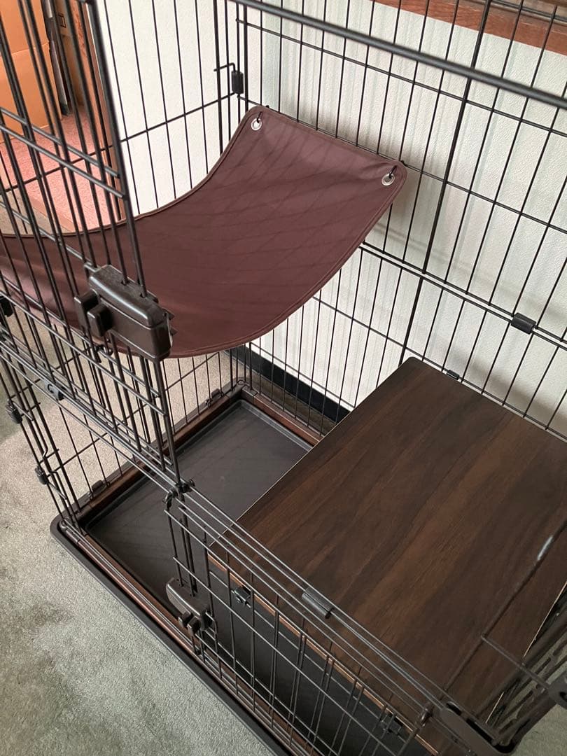 アイリスオーヤマ　ウッディキャットケージPWCR-962V キャリーなど他一式