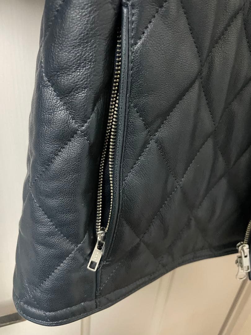 KADOYA K'S LEATHER ネイビーレザージャケット L