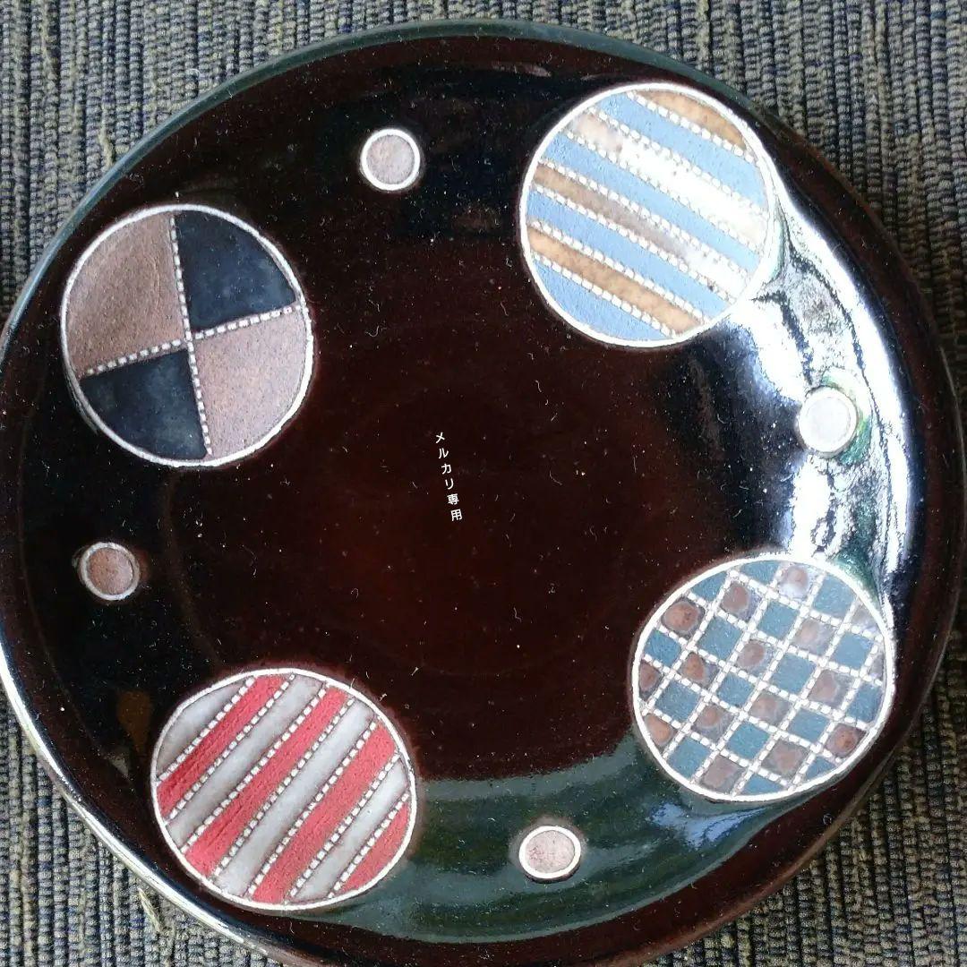 ☆新品☆益子焼・向山 文也の象篏ペアカップ&ソーサー