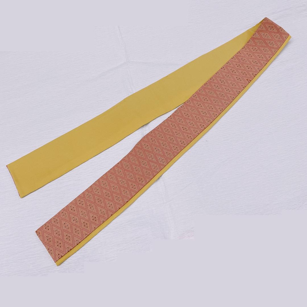 Y★3883★ 振袖 襦袢付き 袷 クリーム色 花柄 レトロ品