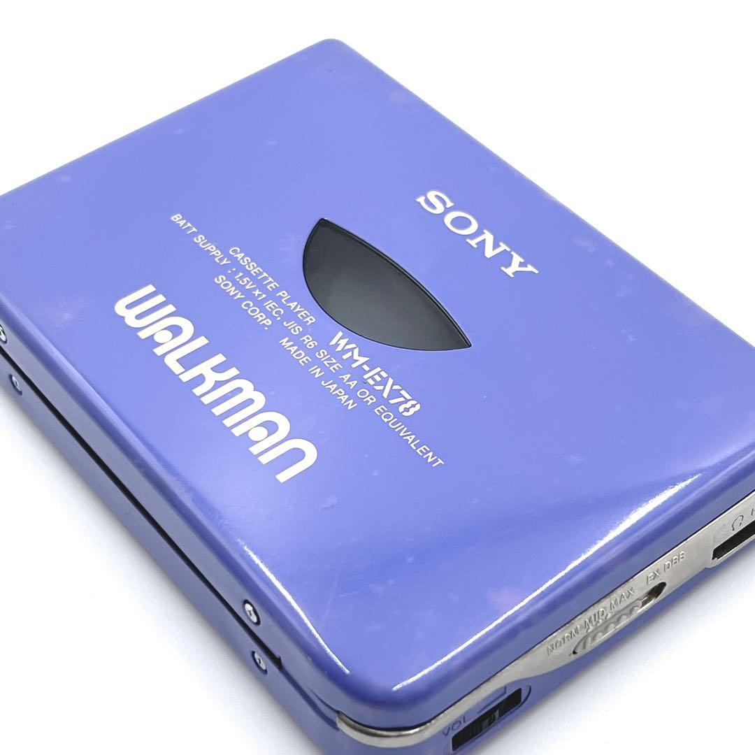 【希少・動作品】 SONY WM-EX78 カセットウォークマン　再生OK