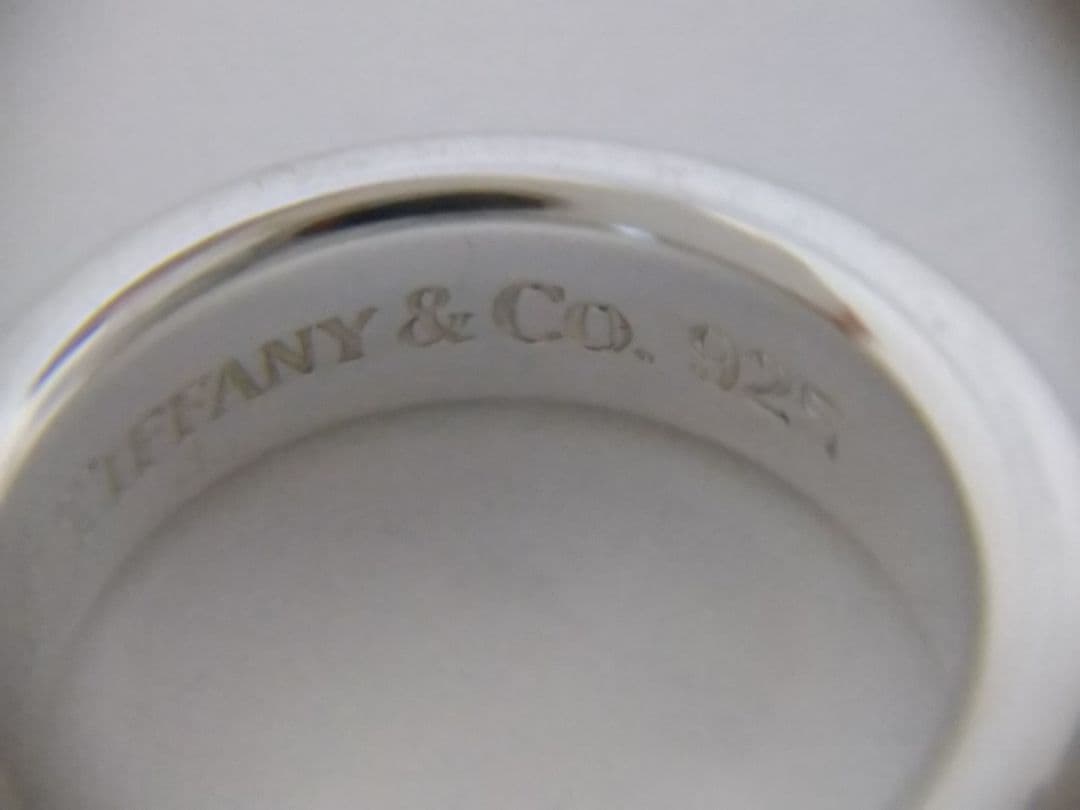 ティファニー　TIFFANY　ナロー　リング　指輪　約10.5号