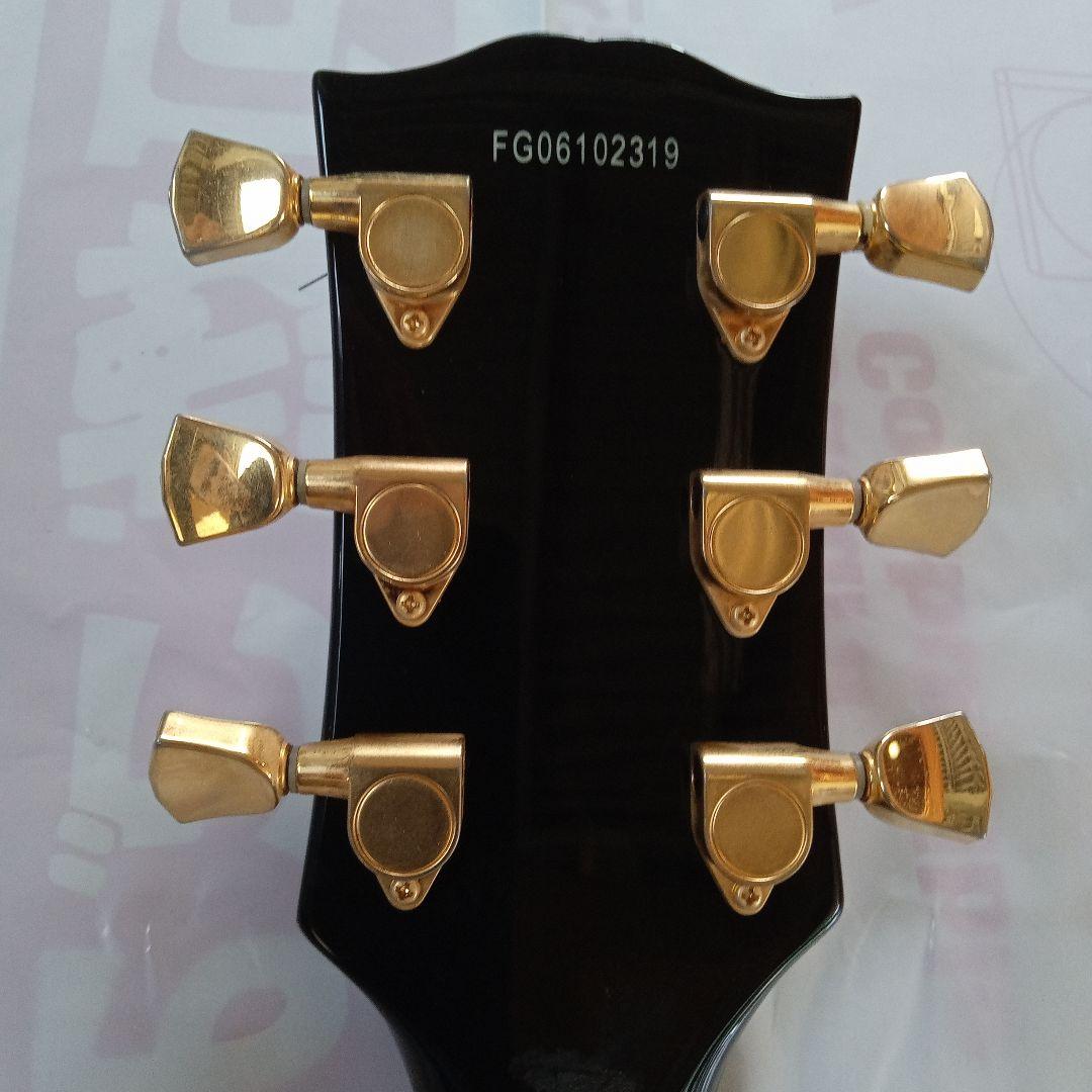 Burny ブラック エレキギター