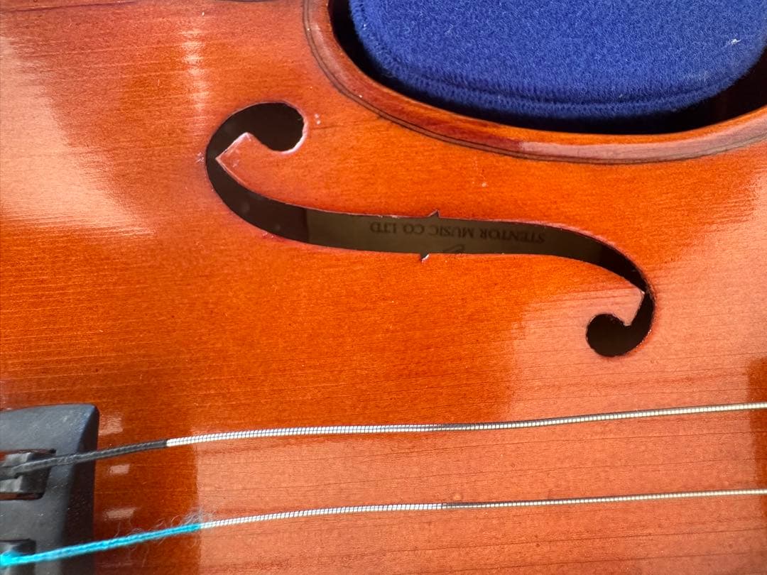 バイオリン 音符シール付き ケース付