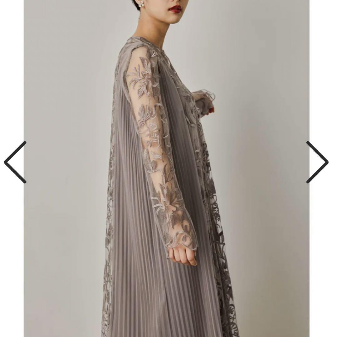 【1/10まで】nianaエスニックサイドプリーツドレス マタニティ 結婚式