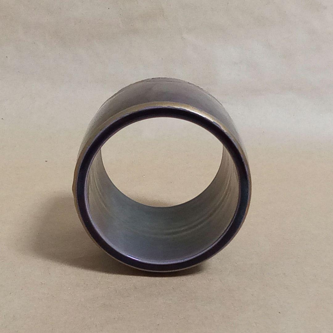 紫交趾　建水　蓋置　青海波文