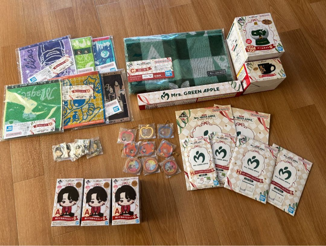 一番くじ　Mrs. GREEN APPLE MAGICAL WINTER 35種