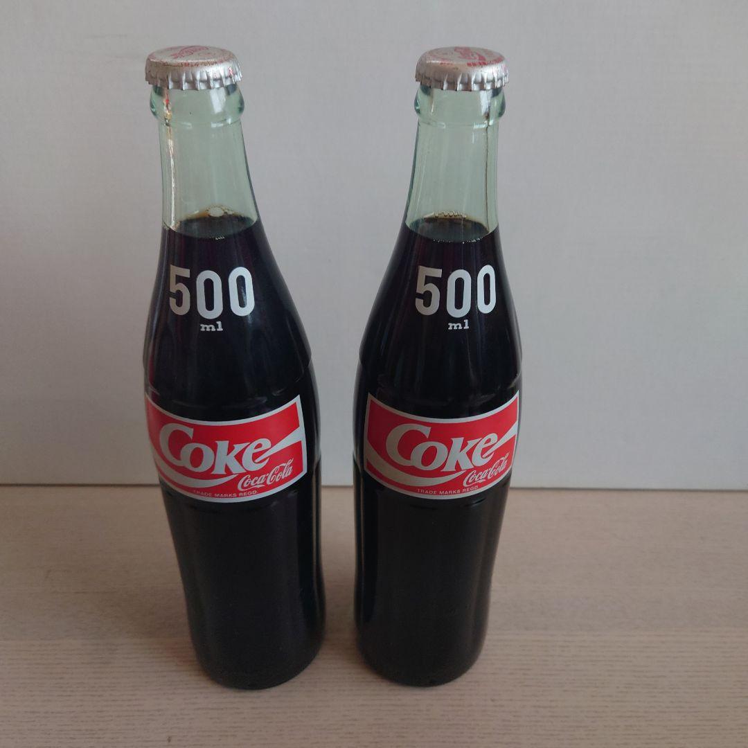 Coca-Cola 500ml ガラスボトル 2本セット