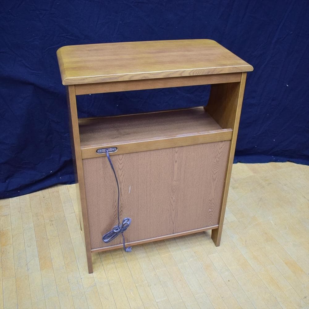 カリモク　天然木　電話台　FAX台　キャブネット　サイドボード　花台　コンソール