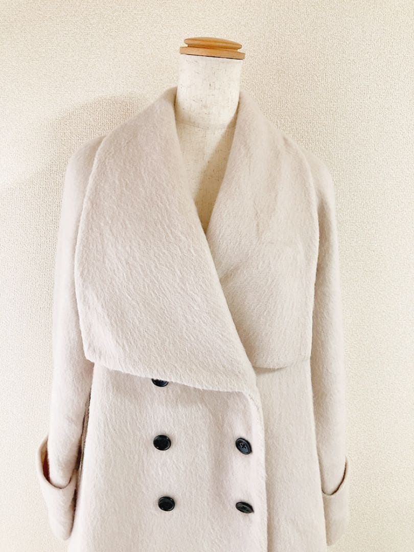 美品EMMEL REFINES チェスターコート　ロングコート　ウール　アルパカ