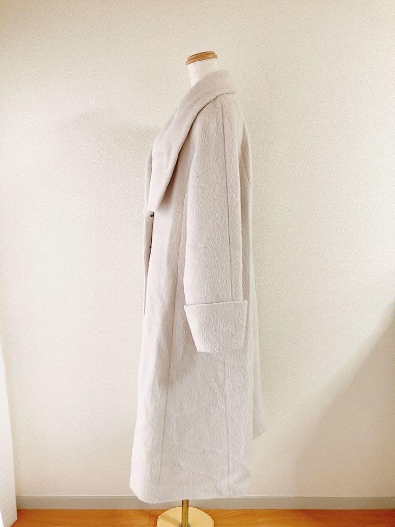 美品EMMEL REFINES チェスターコート　ロングコート　ウール　アルパカ