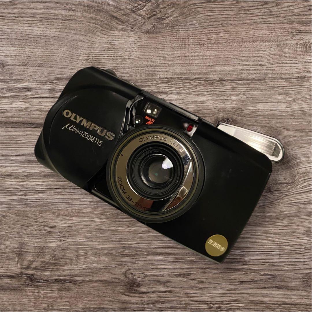 レアなブラック☆【OLYMPUS】μZOOM115