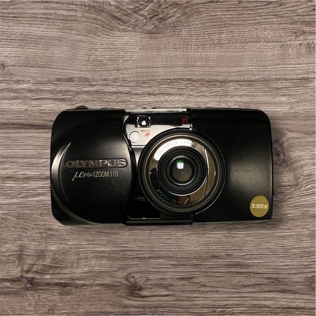 レアなブラック☆【OLYMPUS】μZOOM115