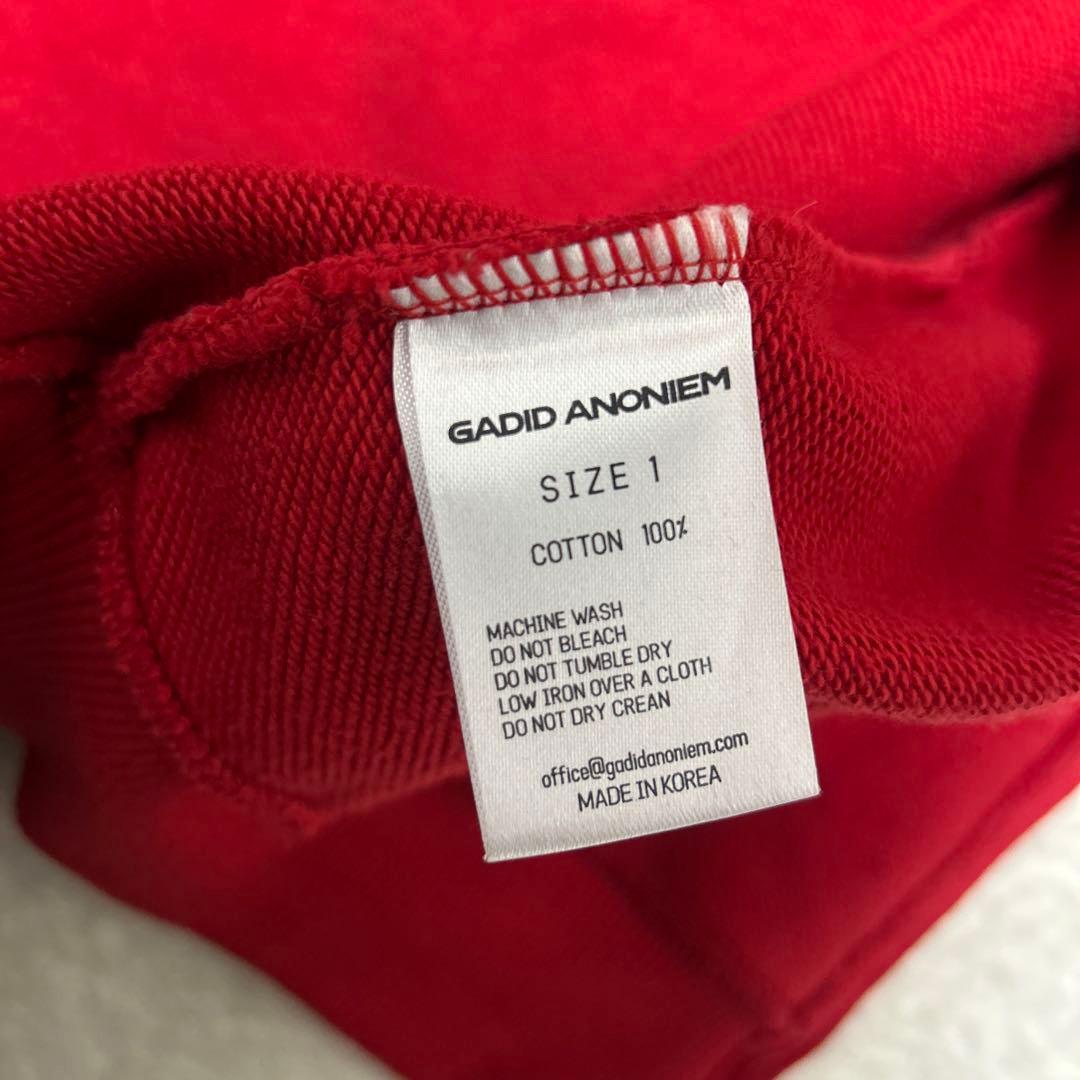 GADID ANONIEM レッドパーカー