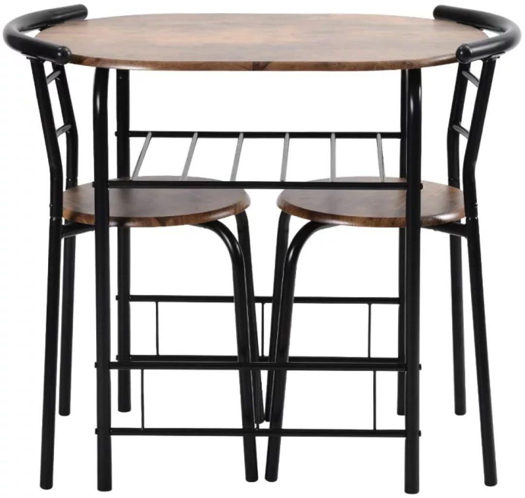 ダイニングテーブルセット　2人掛け　リビング