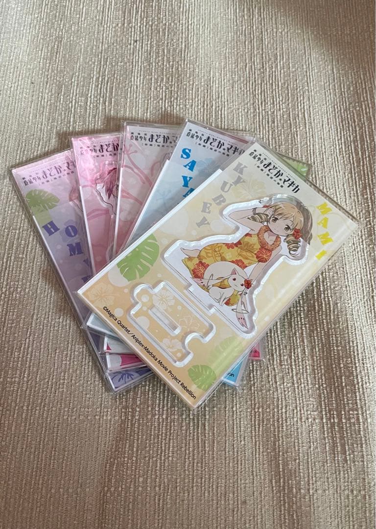 魔法少女まどか マギカ アクリルスタンド 5点セット