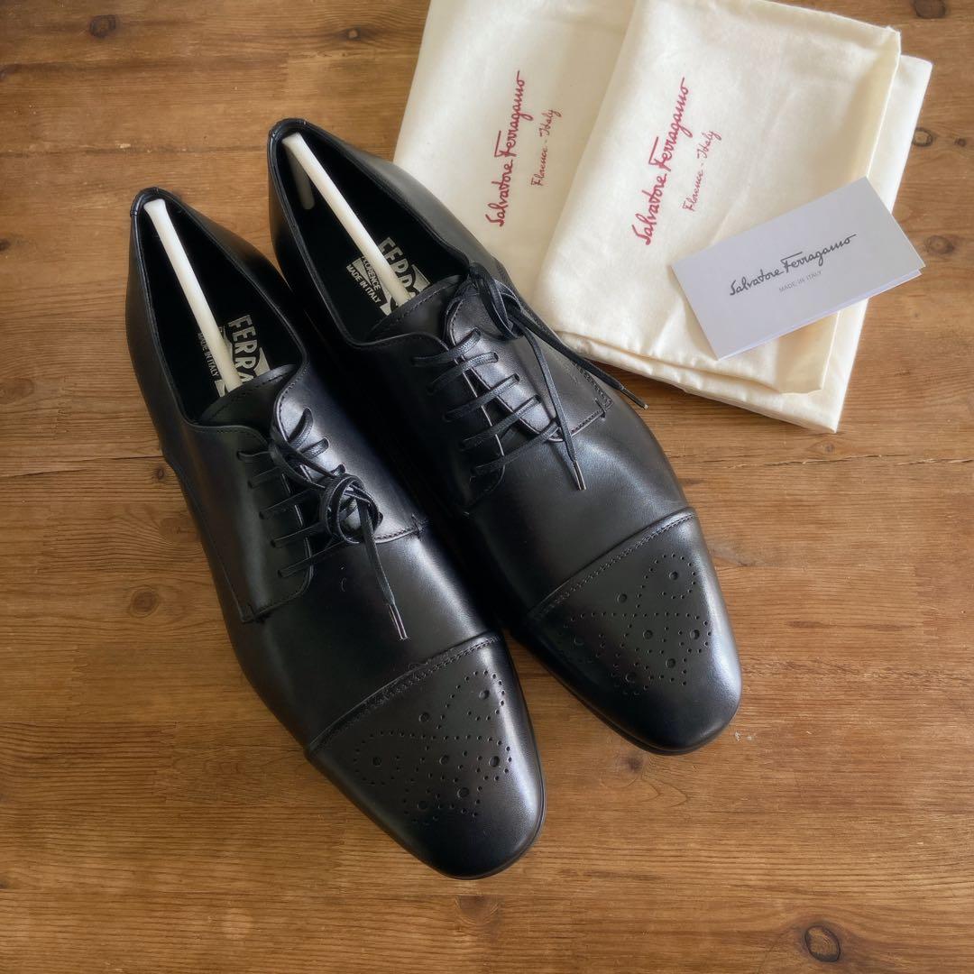 フェラガモ ☆メンズ 革靴 カーフレザー☆イタリア輸入商品