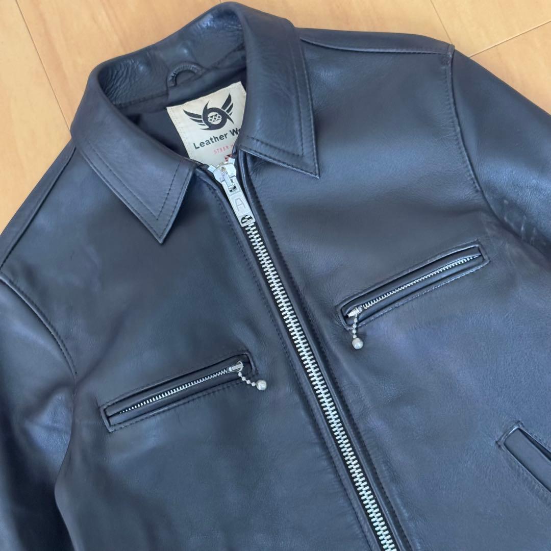 666 英国製 MY WAY MAN シングルライダースジャケット シドジャン