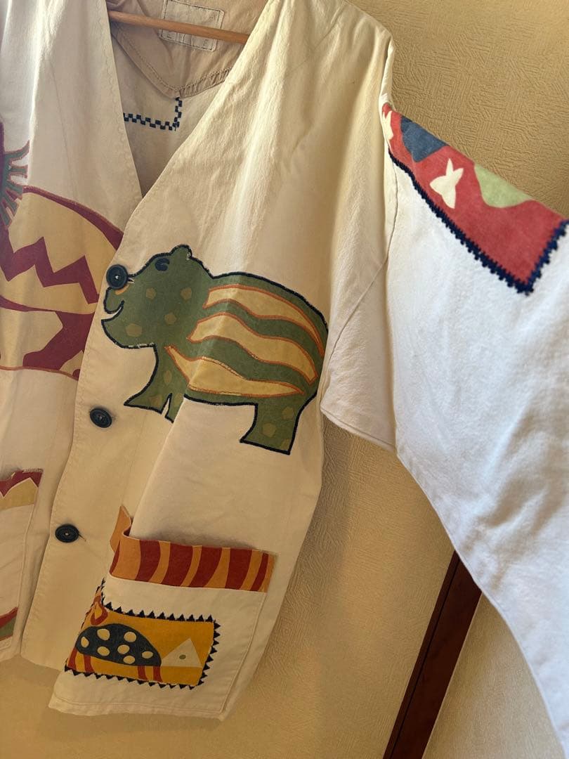 ヴィンテージ パッチワークジャケット military ユーロ story 軍