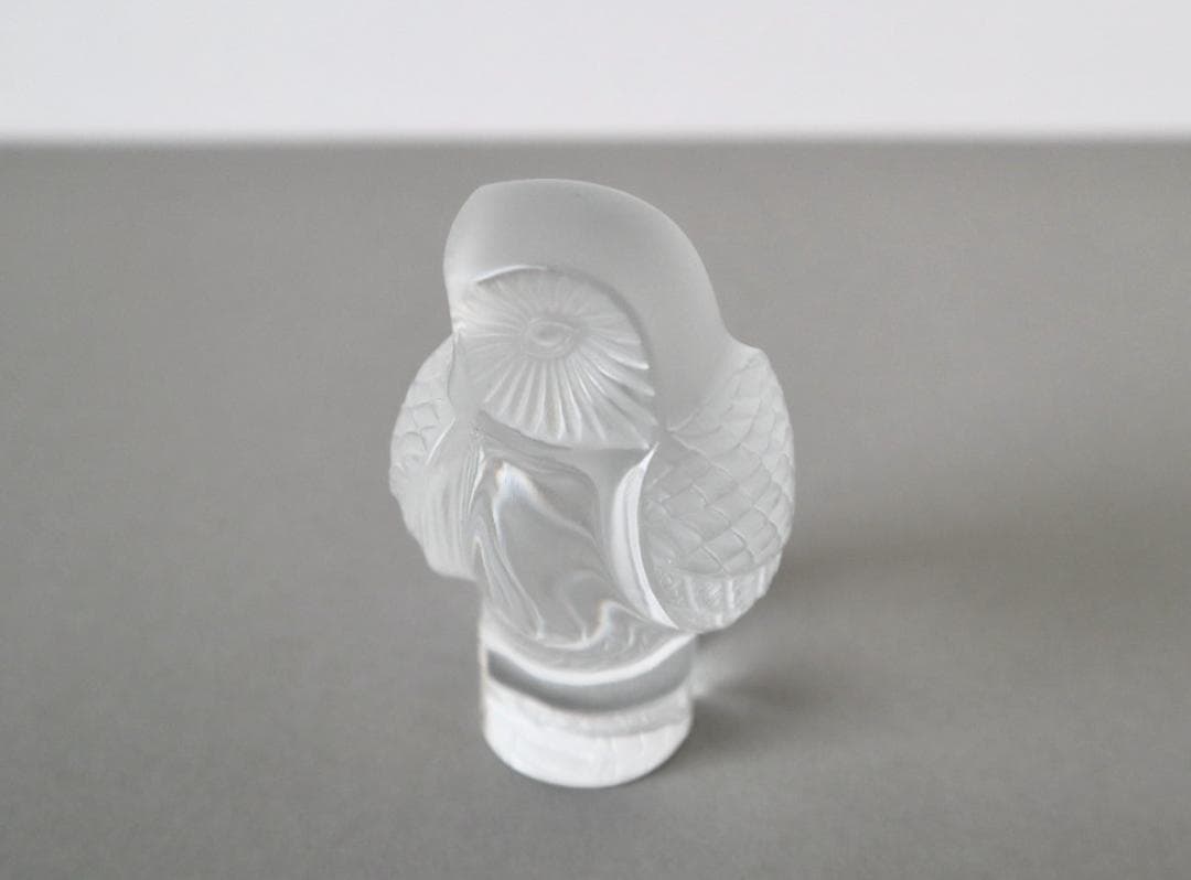 CRISTAL LALIQUE PARIS ラリック フクロウ ペーパーウェイト
