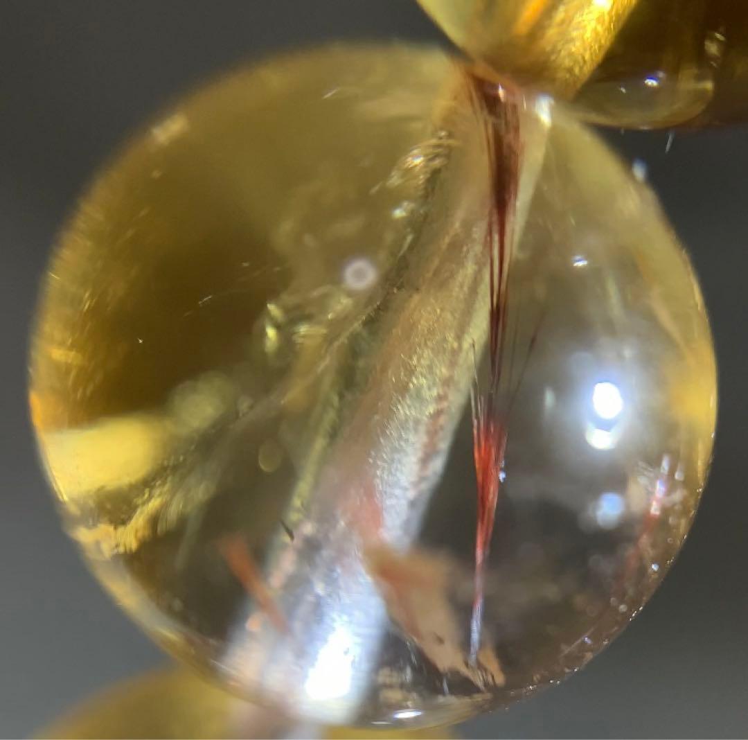 ★ひよこくん様★ 非加熱シトリン　カコクセナイト入り　ブレスレット