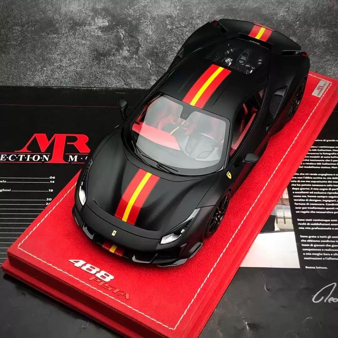 特注モデル MR モデル 1/18 フェラーリ 488 ピスタ ミニカー