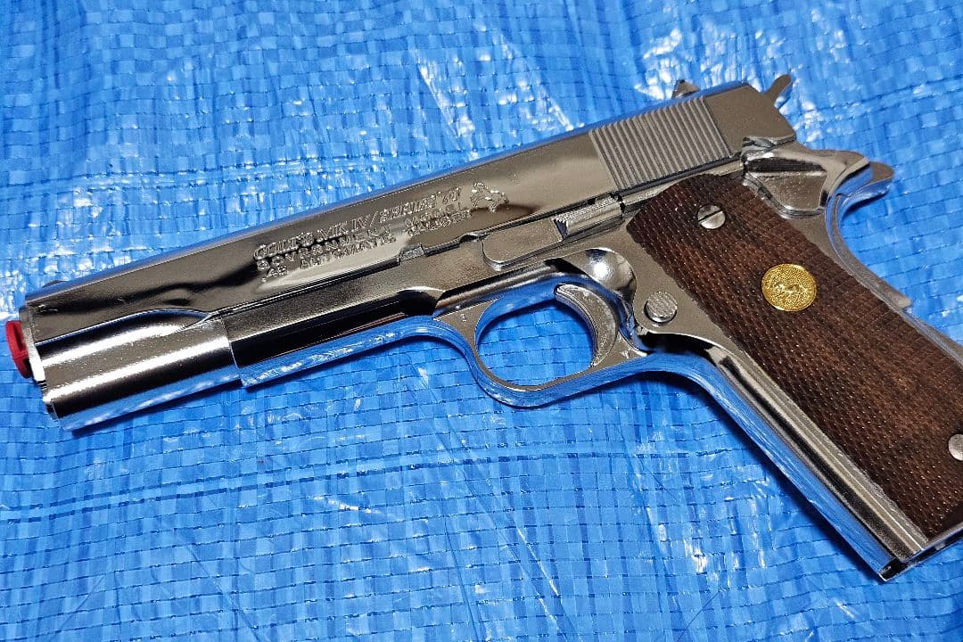 東京マルイ ガスガン コルトガバメント シリーズ'70 ニッケルフィニッシュ