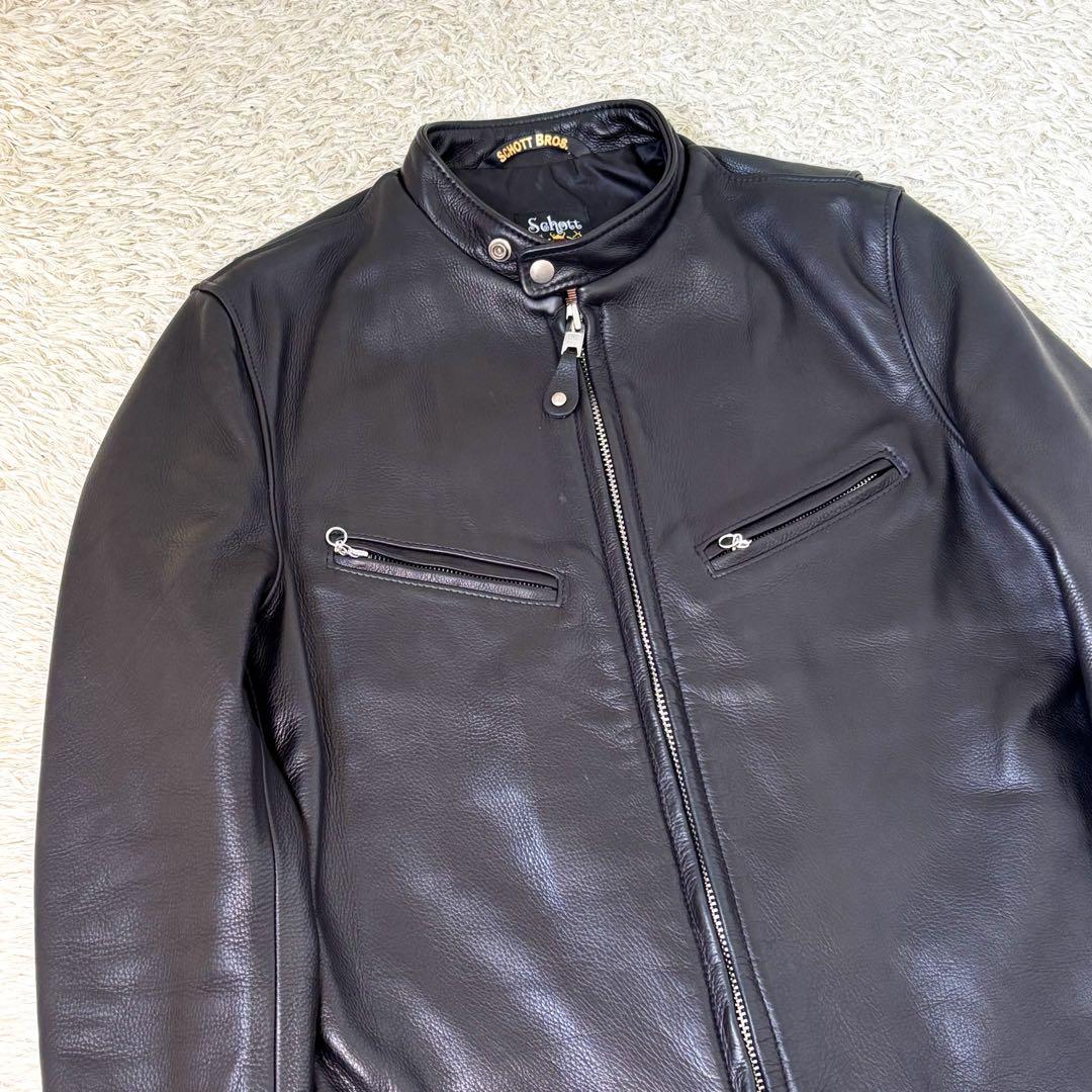 【極美品】ショット シングルライダースジャケット 541XX ブラック 40