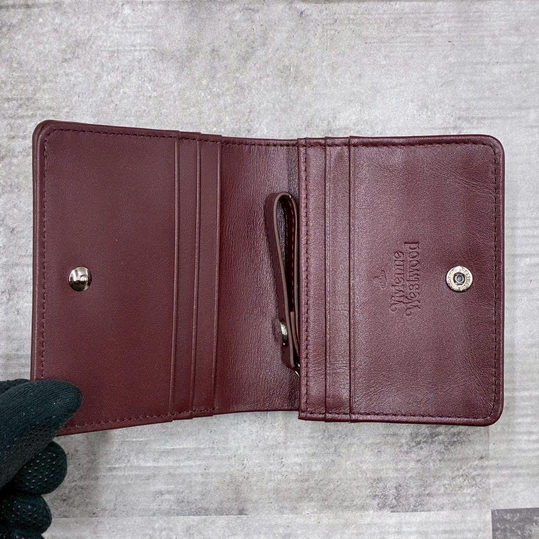 未使用品 ヴィヴィアンウエストウッド 二つ折り財布 コンパクトウォレット オーブ