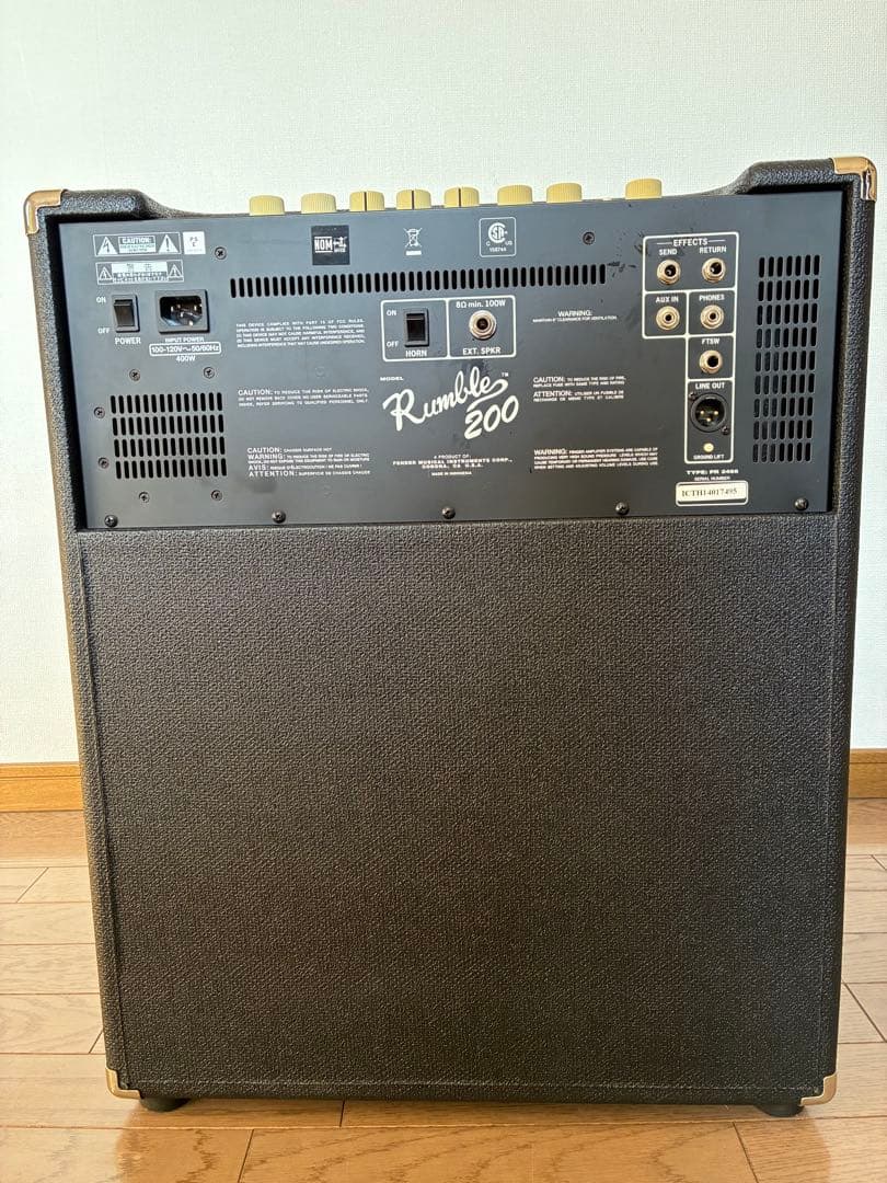 フェンダー　ベースアンプ　ランブル200