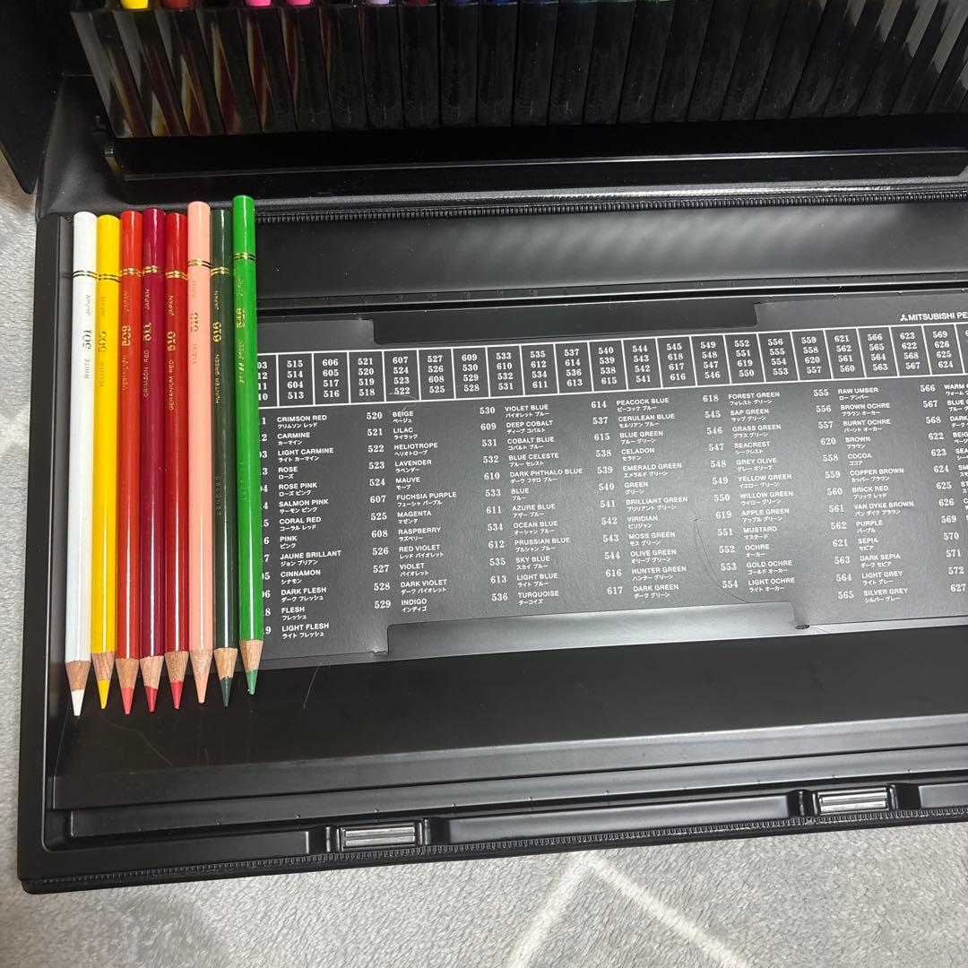 uni 油性色鉛筆100本セット