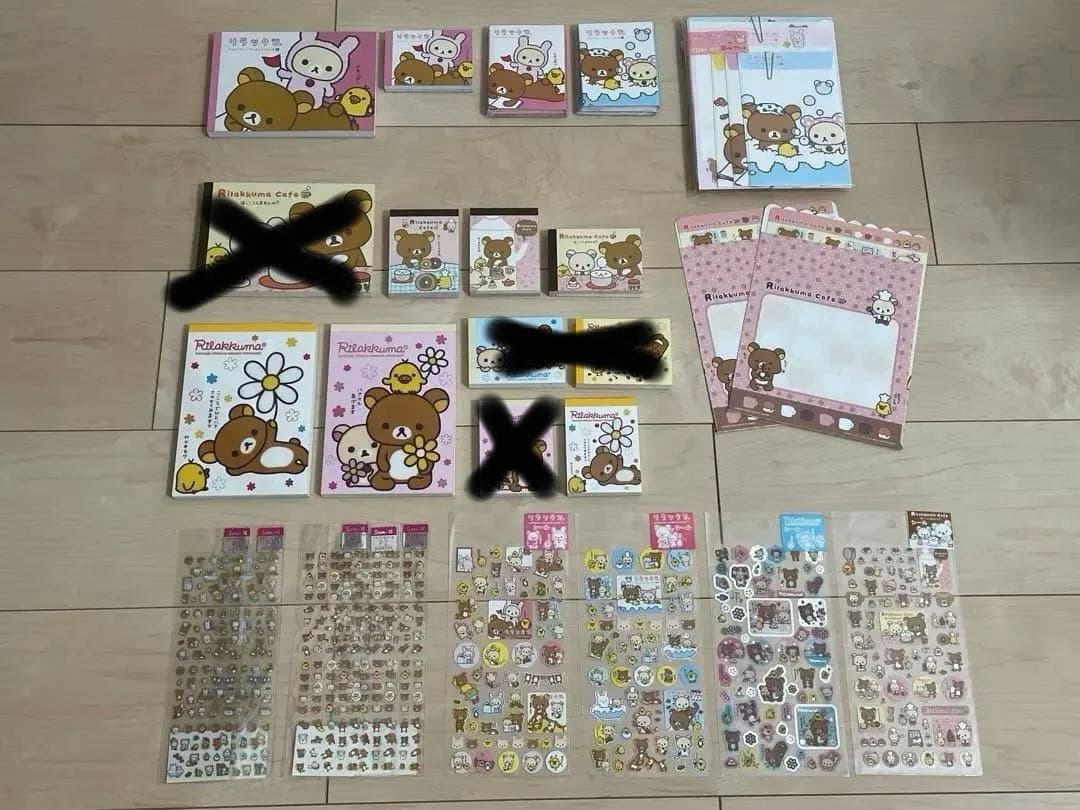 リラックマ　グッズ　メモ帳　シール　レターセット　2007年