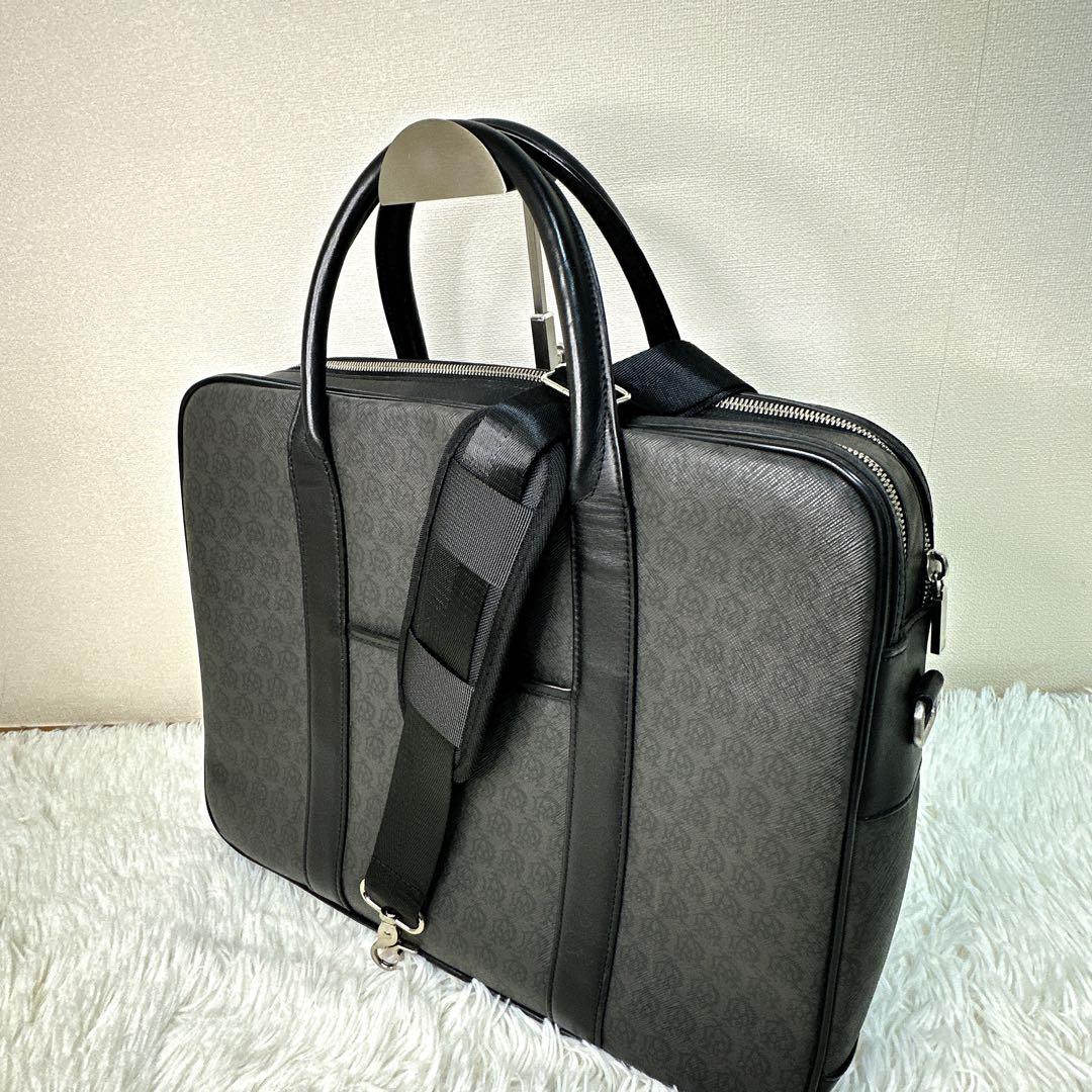 Dunhill ビジネスバッグ Windsor ウィンザー 2層 2way ロゴ
