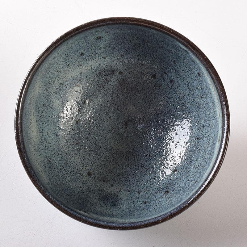 茶道具　小代焼　ふもと窯　井上泰秋作　茶碗　共箱　V　8242